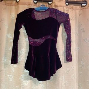 GK child size large figure skating dress.